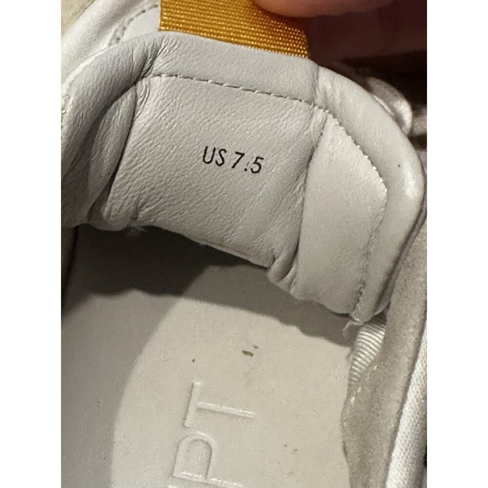 ONCEPT Lagos Size 7.5 Canvas Leather Designer Fashion Sneaker Green White Casual - Picture 9 of 10